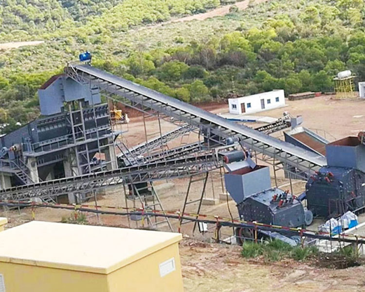 Línea de producción de basalto 120-150t/h en México